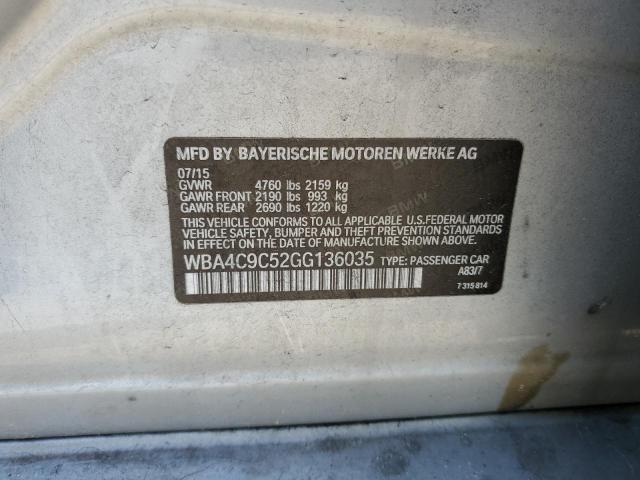 2016 BMW 428 XI GRA - WBA4C9C52GG136035