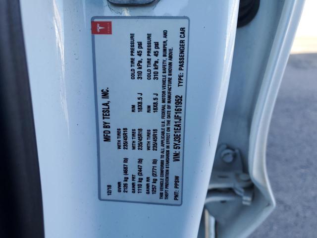 2018 TESLA MODEL 3 5YJ3E1EA1JF161952