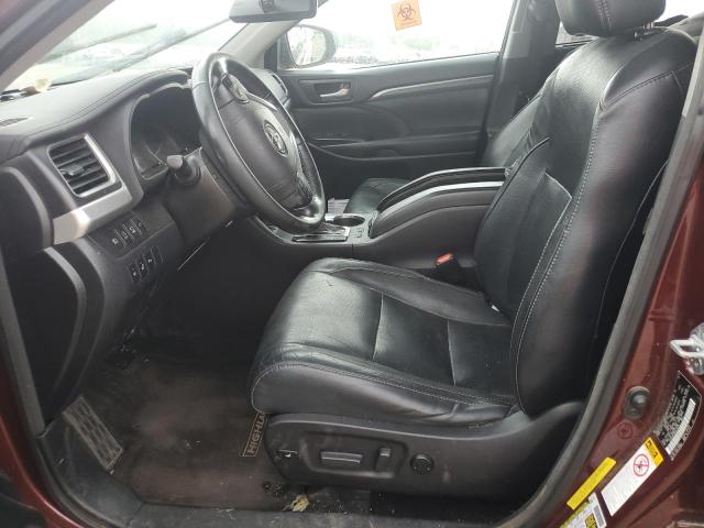 2017 TOYOTA HIGHLANDER LIMITED 5TDDZRFH9HS418154