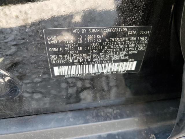 2025 SUBARU OUTBACK ON 4S4BTALC6S3187818