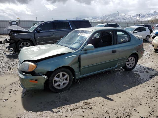 HYUNDAI ACCENT GL 2003 green  gas KMHCG35C93U263948 photo #1