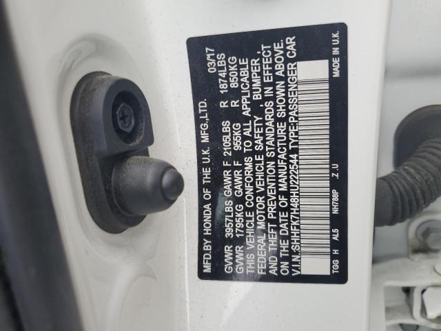 2017 HONDA CIVIC SPOR - SHHFK7H48HU222544