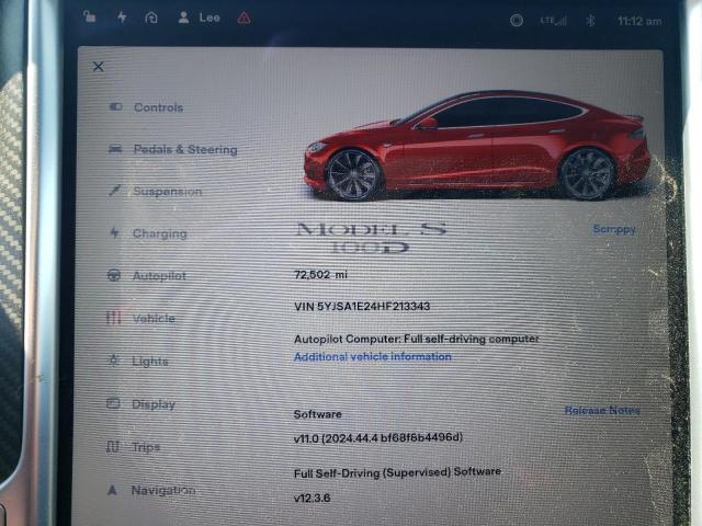 2017 TESLA MODEL S - 5YJSA1E24HF213343