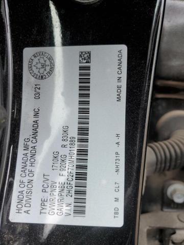 2021 HONDA CIVIC EX - 2HGFC2F70MH011889