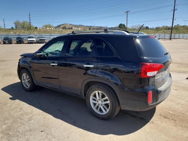 KIA SORENTO LX 2014 black  gas 5XYKT4A74EG461352 photo #3