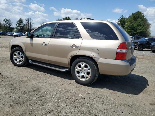 ACURA MDX PREM 2001 tan  gas 2HNYD18631H000359 photo #3