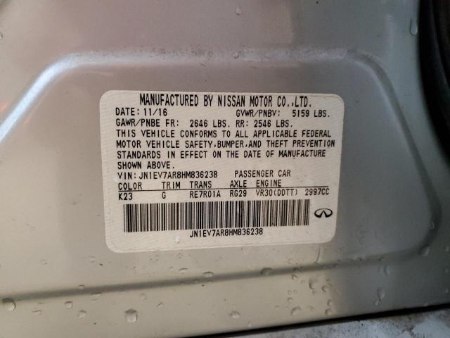 2017 INFINITI Q50 PREMIU - JN1EV7AR8HM836238