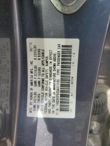 2016 HONDA ACCORD EXL - 1HGCR2F92GA011155