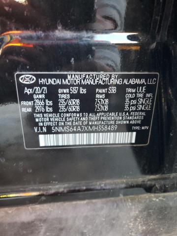 2021 HYUNDAI SANTA FE S - 5NMS64AJXMH358489