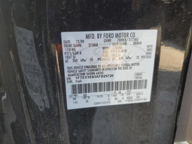 2010 FORD F150 SUPER - 1FTEX1E83AFB29726