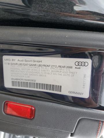 2019 AUDI RS5 WUABWCF51KA902832