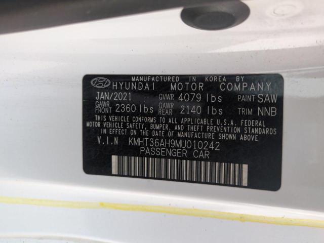 2021 HYUNDAI VELOSTER N KMHT36AH9MU010242