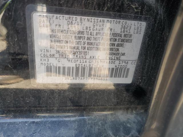 2017 NISSAN SENTRA S - 3N1AB7AP7HY391851