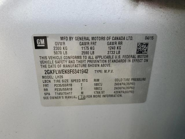 2015 GMC TERRAIN SL - 2GKFLWEK8F6341942