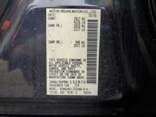 2017 NISSAN ALTIMA 2.5 - 1N4AL3AP9HC132876