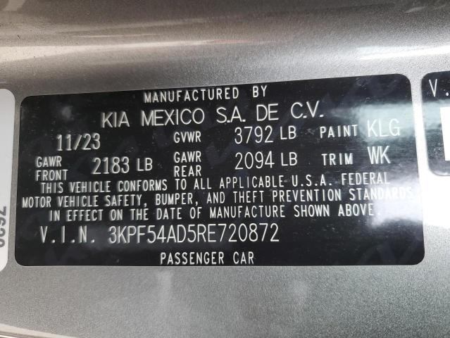 2024 KIA FORTE GT L - 3KPF54AD5RE720872