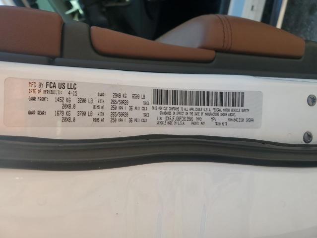 2015 JEEP GRAND CHER - 1C4RJFJG6FC813501