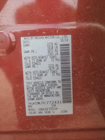2015 NISSAN ROGUE S - 5N1AT2ML7FC772431