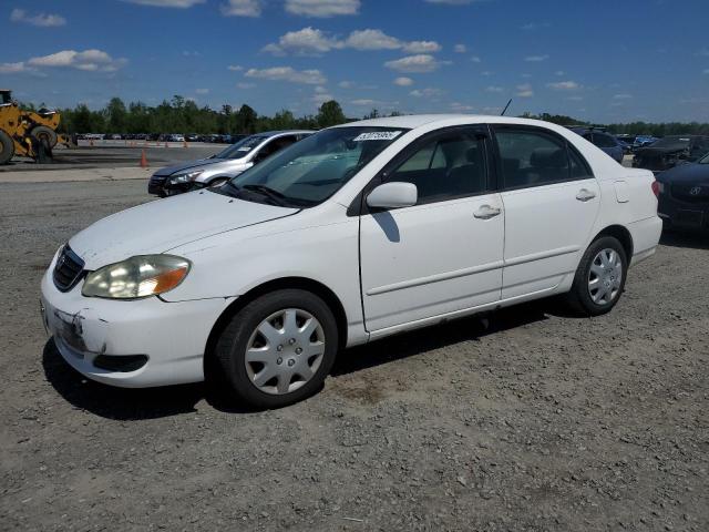 TOYOTA COROLLA CE 2006 white  gas 1NXBR30EX6Z592094 photo #1