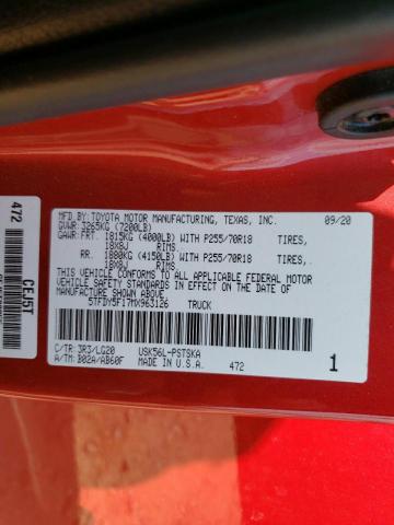 2021 TOYOTA TUNDRA CRE - 5TFDY5F17MX963126