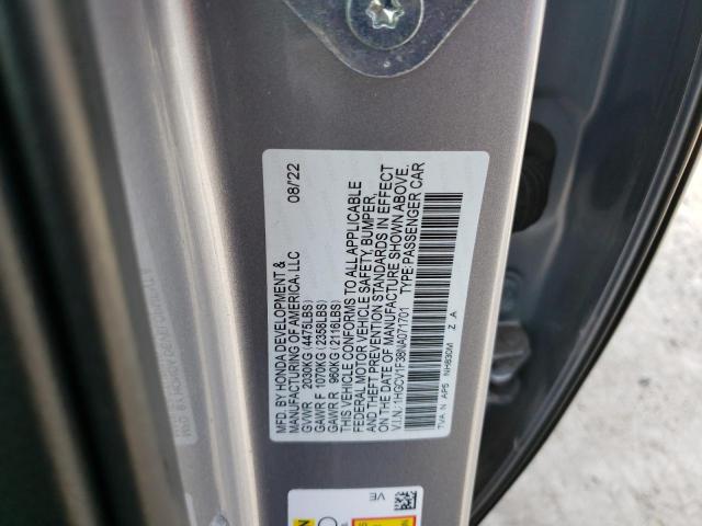 2022 HONDA ACCORD SPO - 1HGCV1F38NA071701