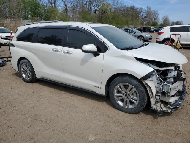 Vin: 5tdeskfc8ms033392, lot: 54797425, toyota sienna limited 20214