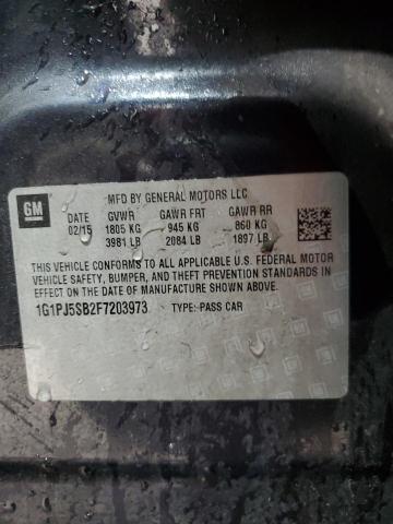 2015 CHEVROLET CRUZE ECO 1G1PJ5SB2F7203973