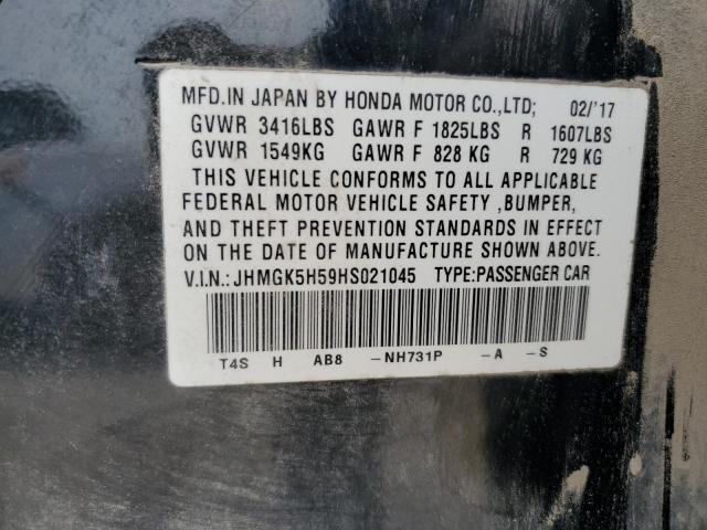 2017 HONDA FIT LX - JHMGK5H59HS021045