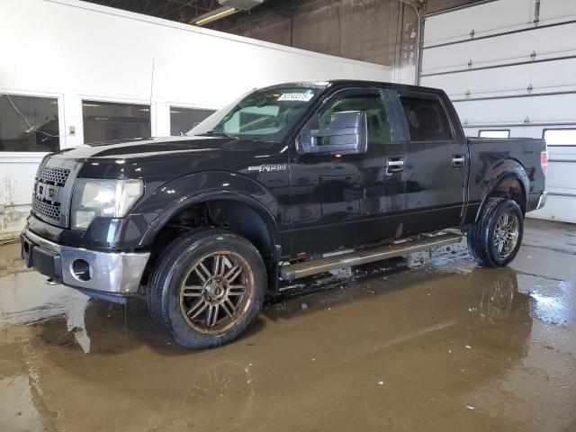 FORD F150 SUPER 2010 black crew pic flexible fuel 1FTFW1EV8AKC36954 photo #1