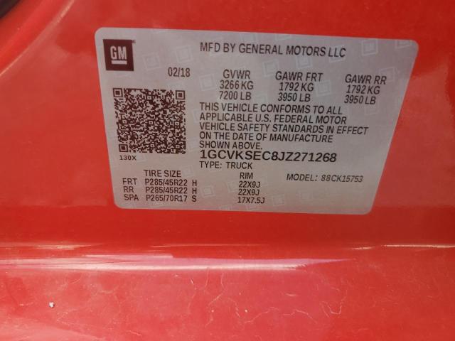 2018 CHEVROLET SILVERADO - 1GCVKSEC8JZ271268