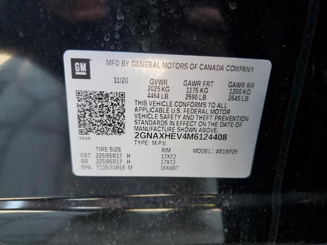 2021 CHEVROLET EQUINOX LS - 2GNAXHEV4M6124408