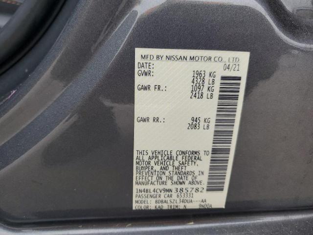 2021 NISSAN ALTIMA SR - 1N4BL4CV9MN385782
