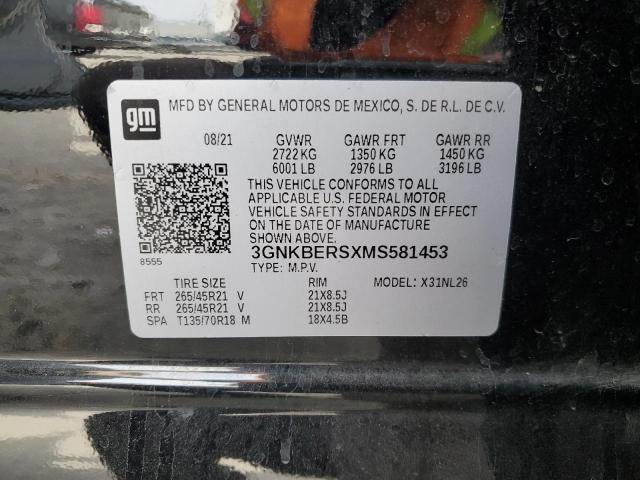 2021 CHEVROLET BLAZER RS - 3GNKBERSXMS581453