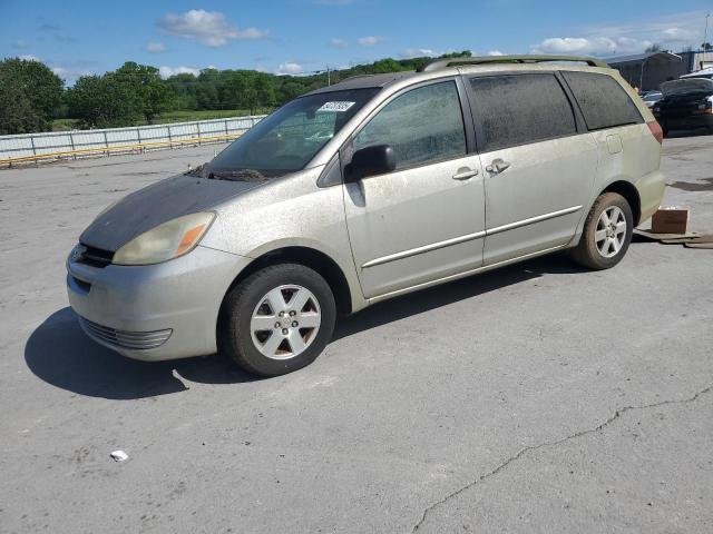 TOYOTA SIENNA CE 2005 silver  gas 5TDZA23C45S367199 photo #1