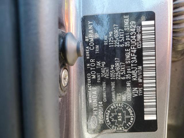 2015 HYUNDAI TUCSON GLS - KM8JT3AF4FU043429