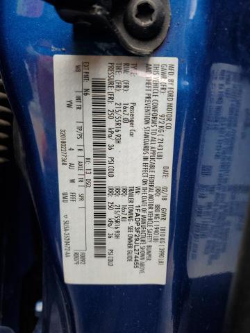 2018 FORD FOCUS SE - 1FADP3F29JL274455
