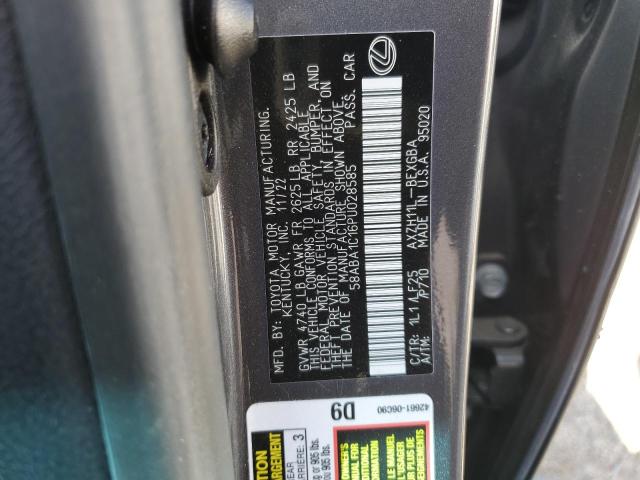 2023 LEXUS ES 300H F 58ABA1C16PU028585