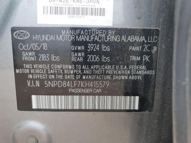 2019 HYUNDAI ELANTRA SE - 5NPD84LF7KH415579