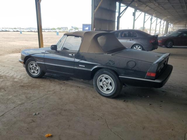 ALFA ROMEO SPIDER VEL 1990 black  gas ZARBA12G1L6002336 photo #3