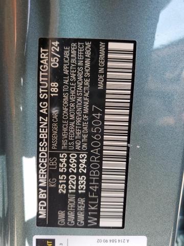 2024 MERCEDES-BENZ E 350 4MAT W1KLF4HB0RA065047