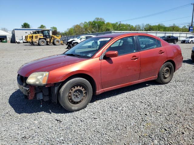 MITSUBISHI GALANT ES 2009 maroon  gas 4A3AB36F59E001573 photo #1