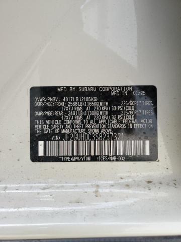 2025 SUBARU CROSSTREK JF2GUHDC3S8237321