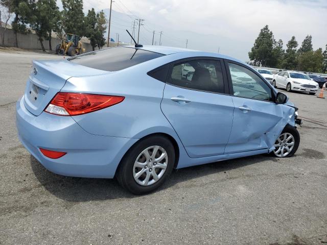 HYUNDAI ACCENT GLS 2014 blue  gas KMHCT4AE8EU609094 photo #4