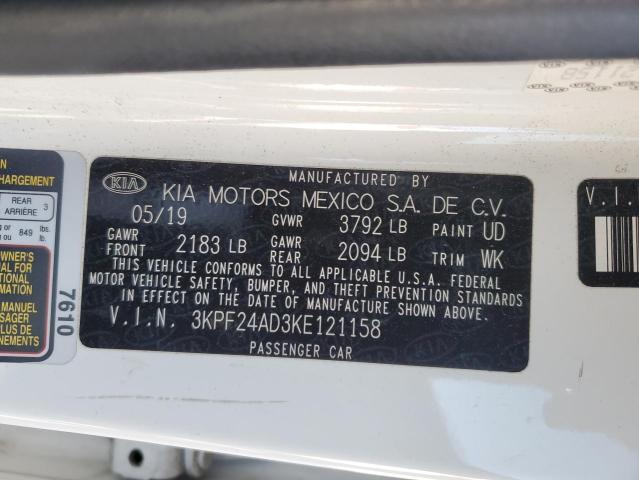 2019 KIA FORTE FE - 3KPF24AD3KE121158