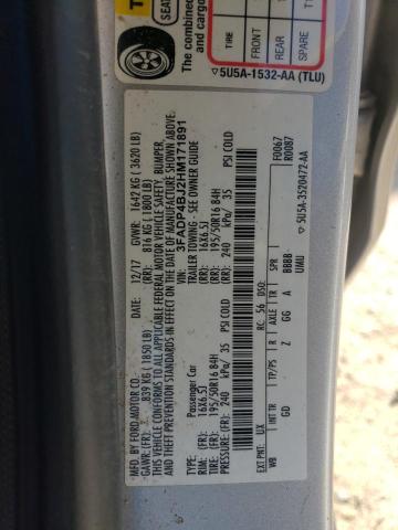 2017 FORD FIESTA SE - 3FADP4BJ2HM171891