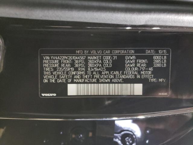 2016 VOLVO XC90 T6 - YV4A22PK2G1044567