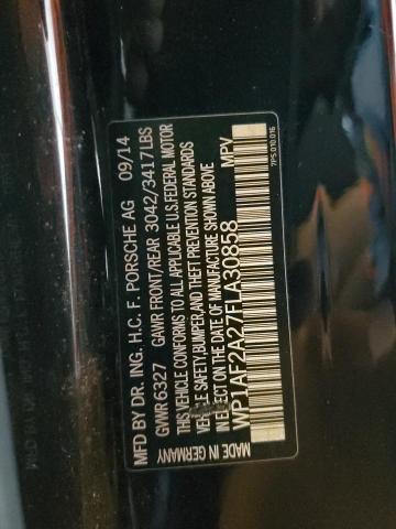 2015 PORSCHE CAYENNE - WP1AF2A27FLA30858