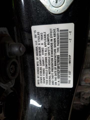 2015 HONDA CIVIC LX - 19XFB2F58FE290989