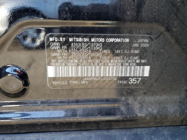 2020 MITSUBISHI OUTLANDER - JA4AR3AU1LU024702