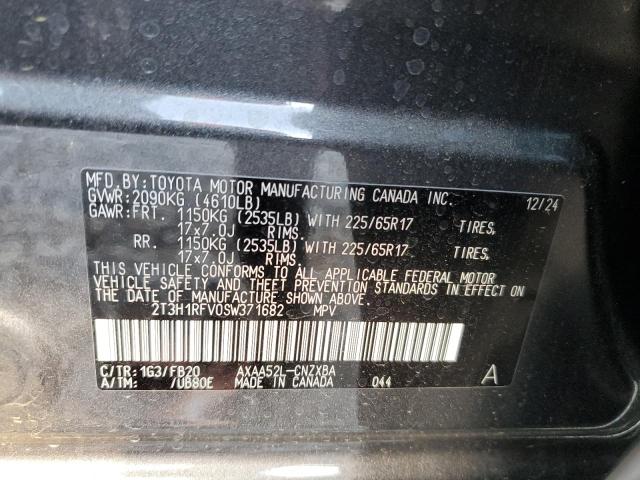 2025 TOYOTA RAV4 LE - 2T3H1RFV0SW371682